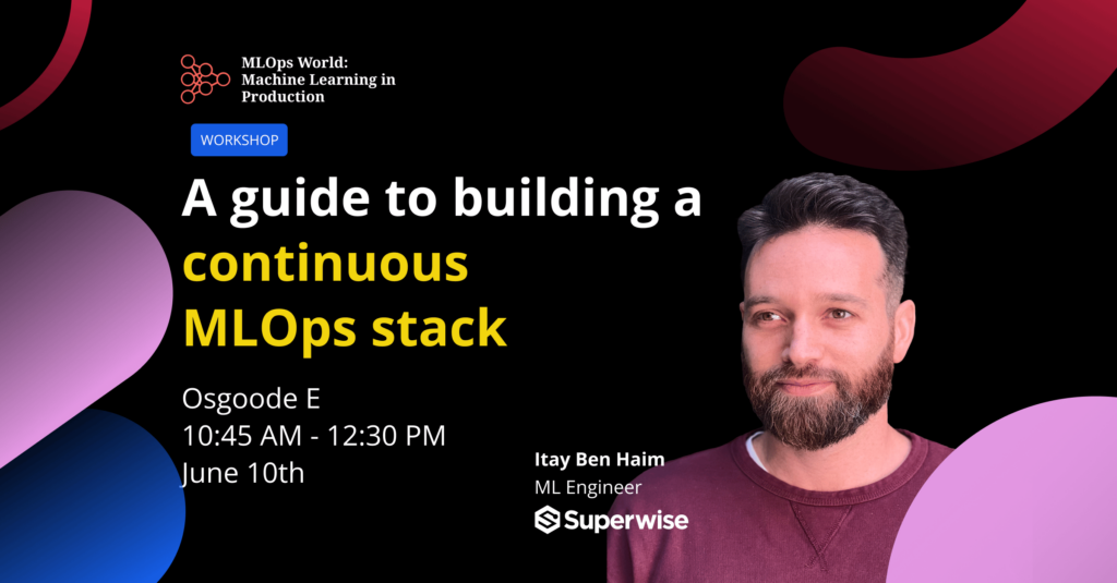 MLOps world speaker cover with Itay