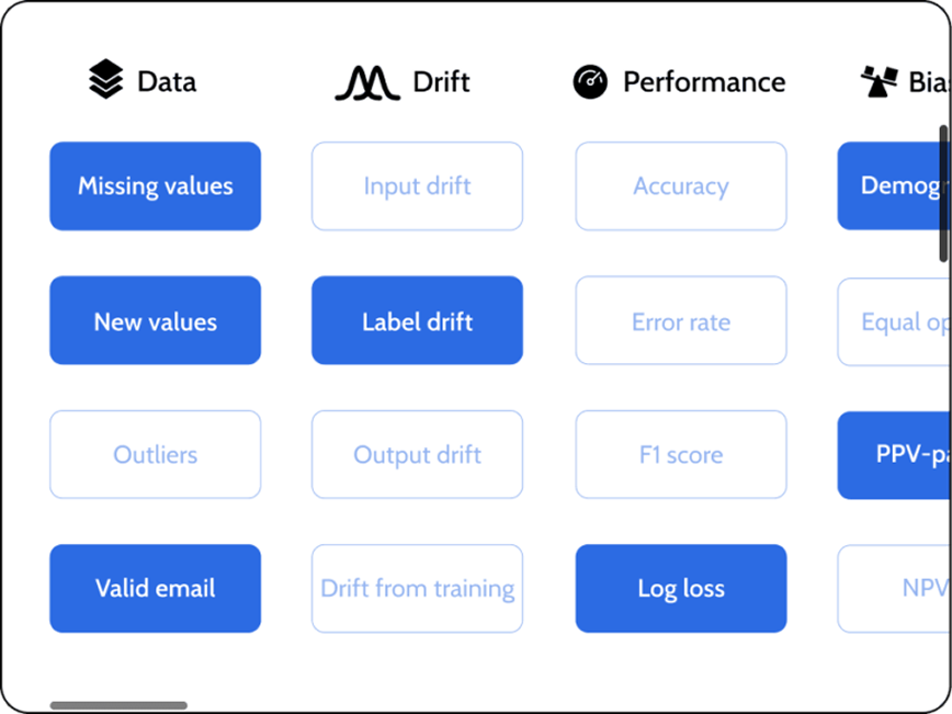AI model metric store for monitoring and evaluating model health – Superwise AI