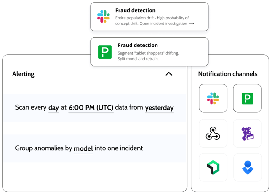 Data issue detection example in Superwise AI monitoring tool – Superwise AI
